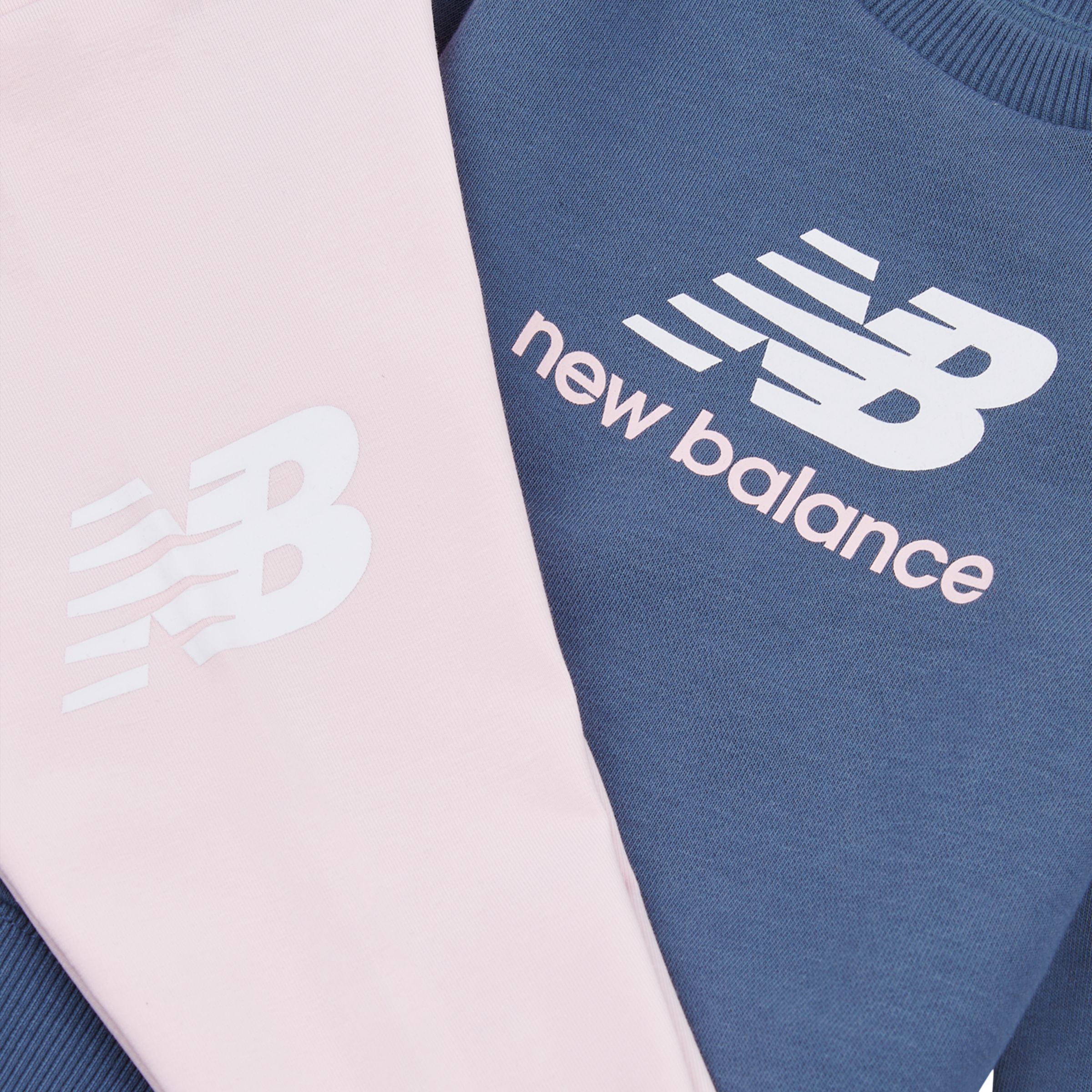 Stacked Logo Crew and Legging Set