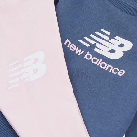 Stacked Logo Crew and Legging Set