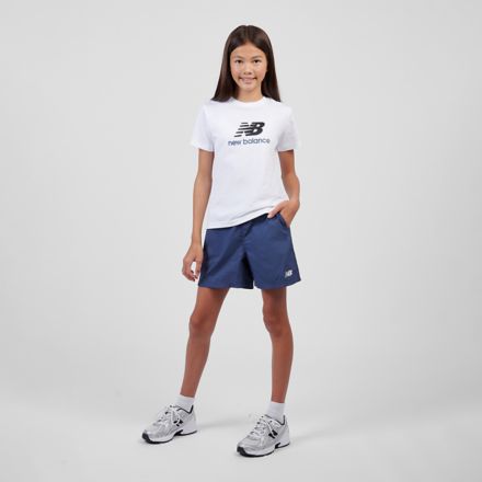 Stacked Logo T-Shirt, BLACK, LAKG0183BWE