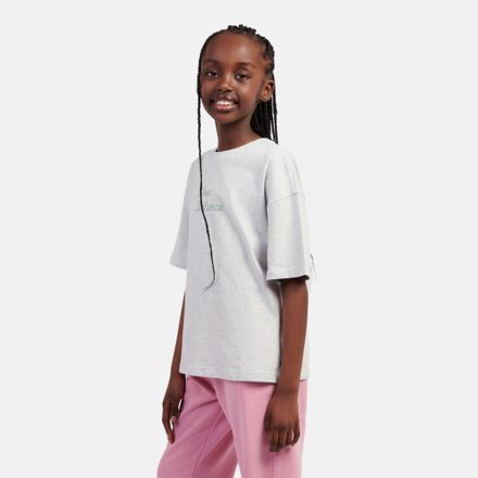 Flower Shoe Graphic T-Shirt, ASH HEATHER, LAKG0186AHH