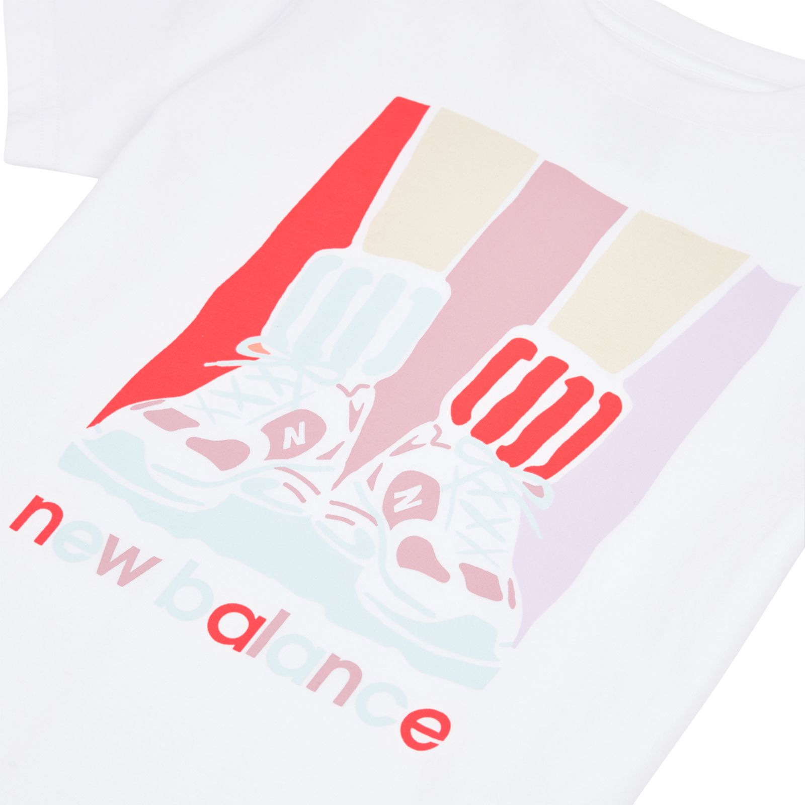 Обувь New Balance Colorblock Shoe Graphic T-Shirt — фото 7