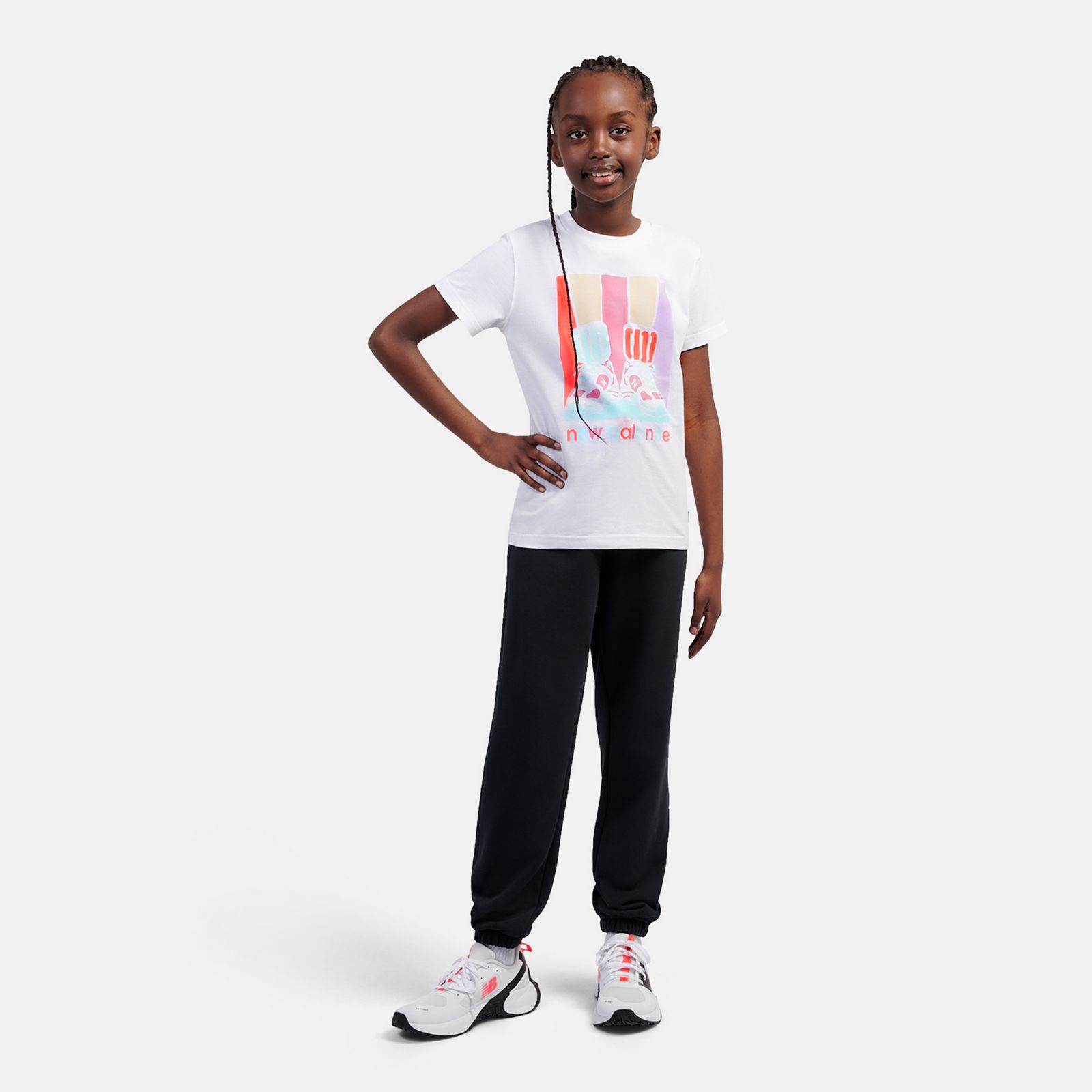 Обувь New Balance Colorblock Shoe Graphic T-Shirt — фото 2