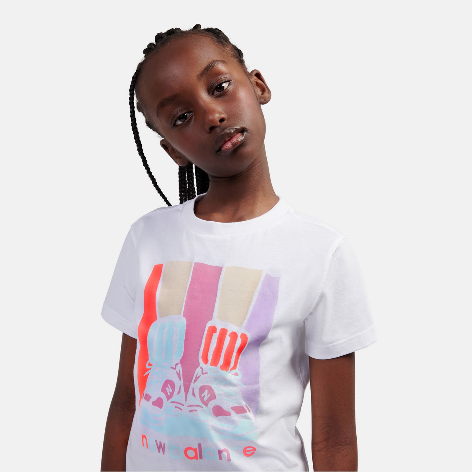 Обувь New Balance Colorblock Shoe Graphic T-Shirt — фото 3