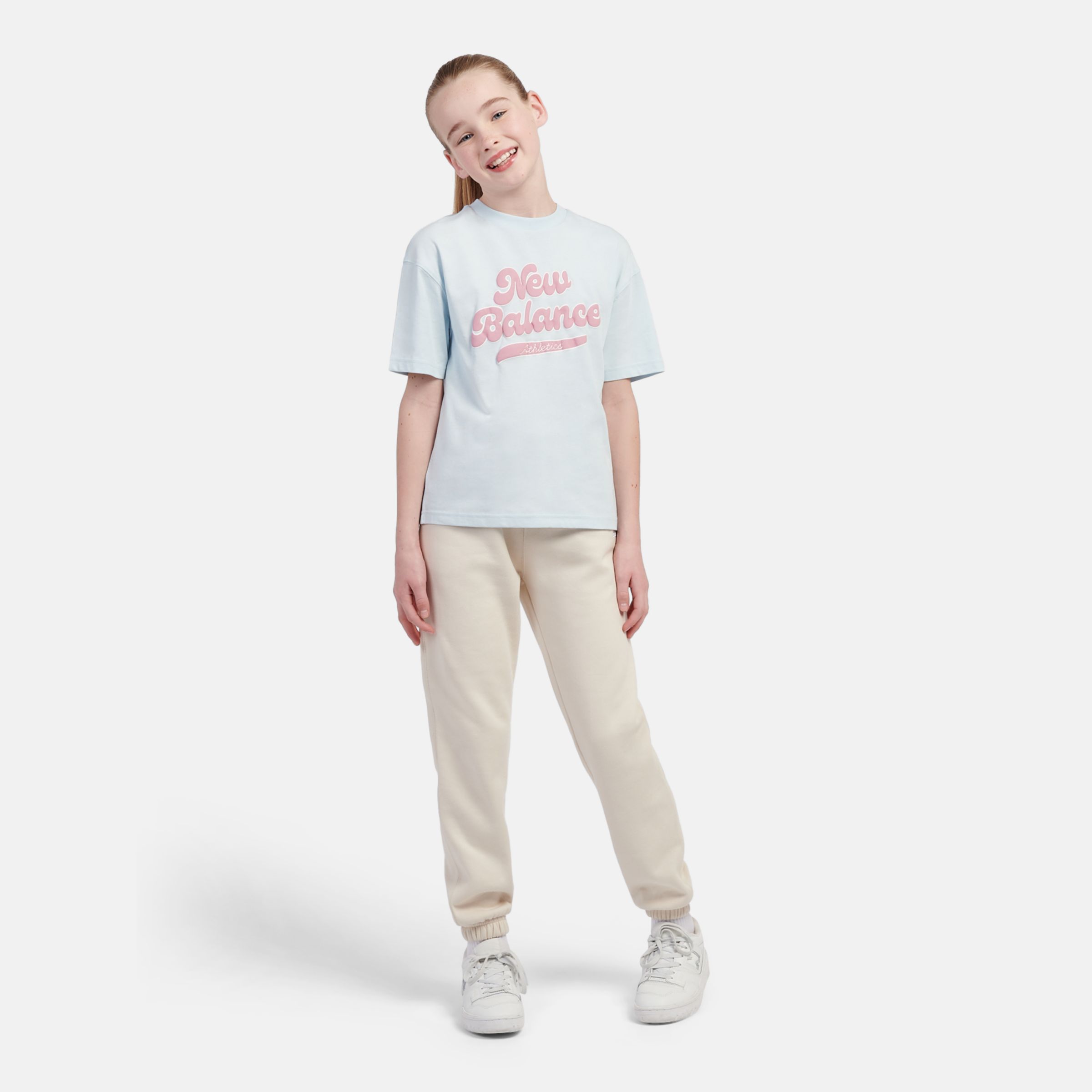 Script 圖案圓領上衣