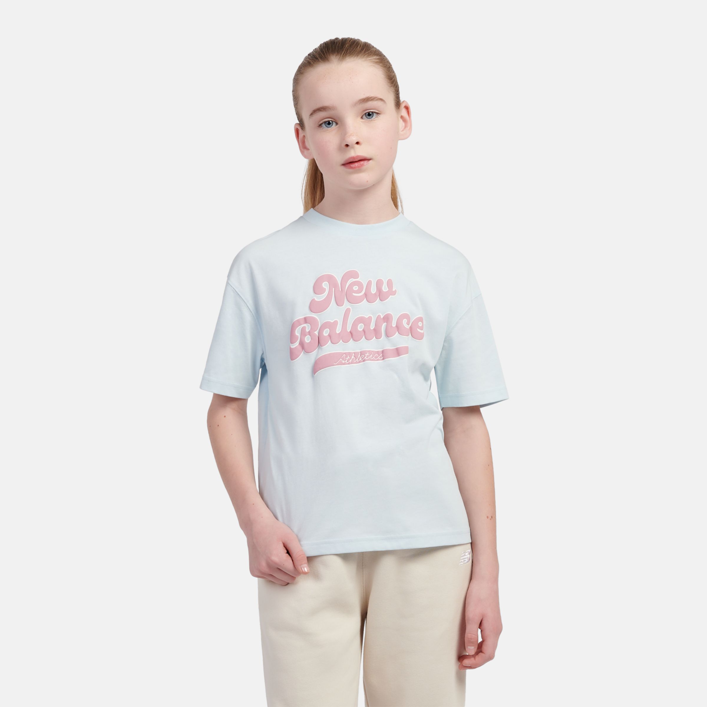 Script 圖案圓領上衣