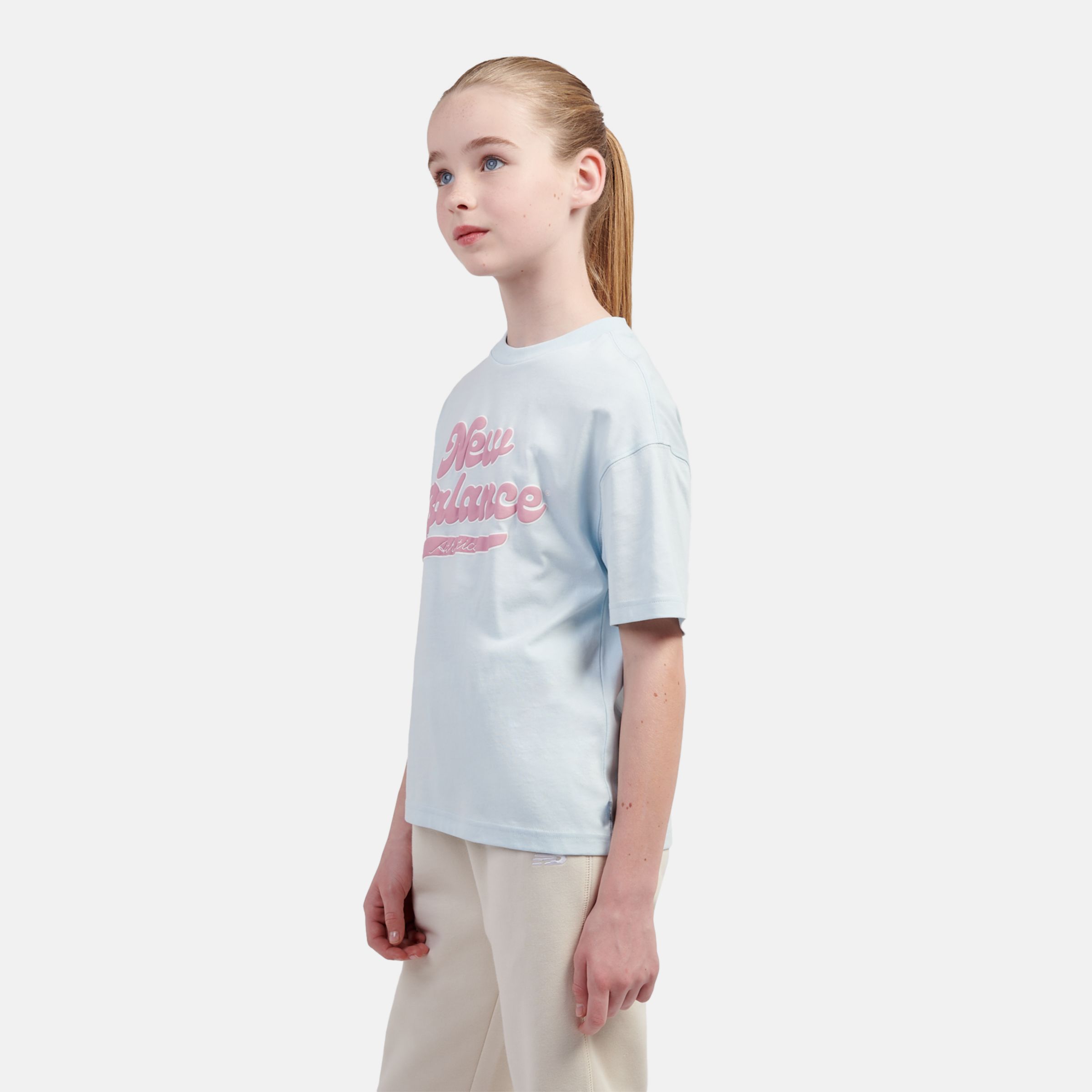 Script 圖案圓領上衣