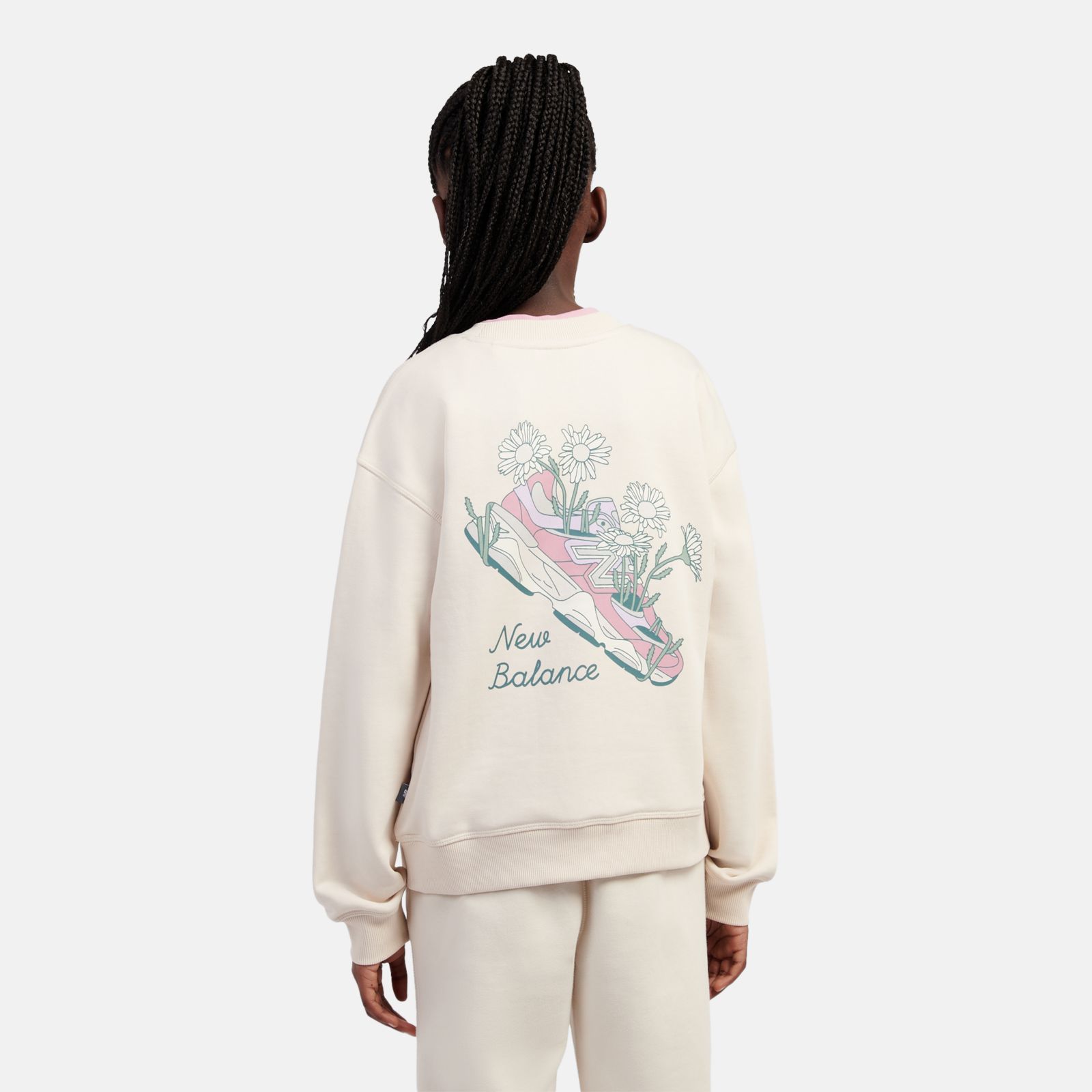 Обувь New Balance Flower Shoe Graphic Crew — фото 2