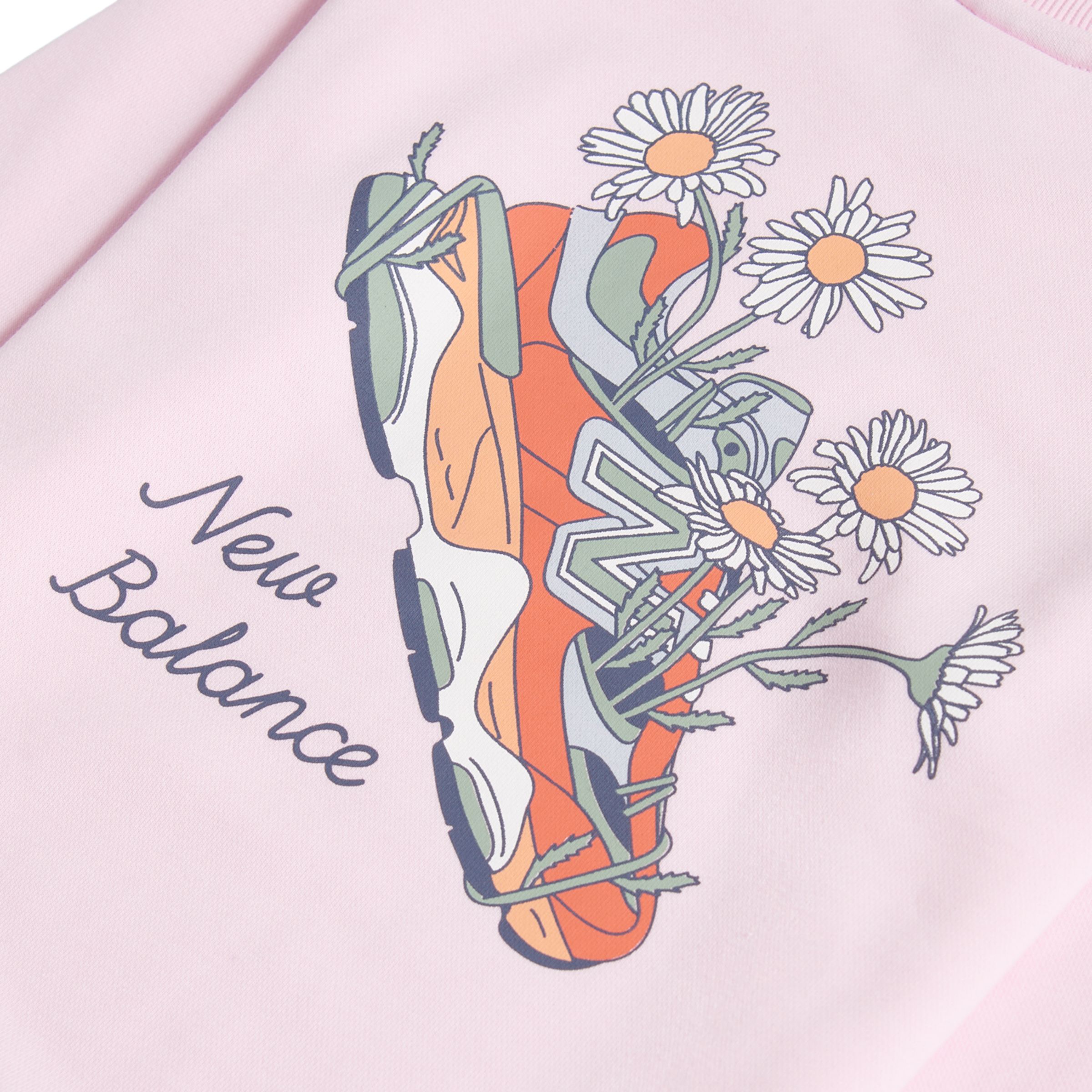 Flower Shoe Graphic Crew