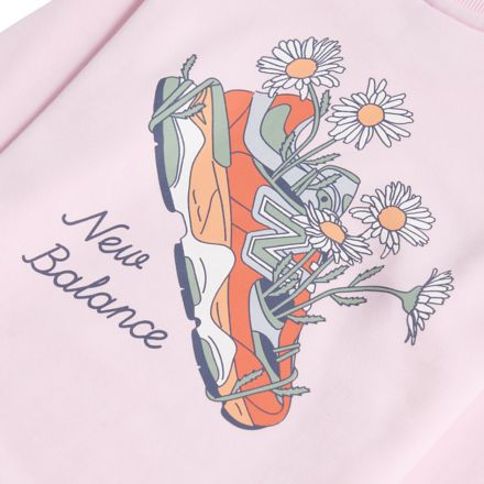 Flower Shoe Graphic Crew
