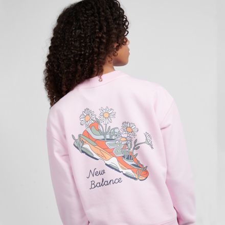 Flower Shoe Graphic Crew