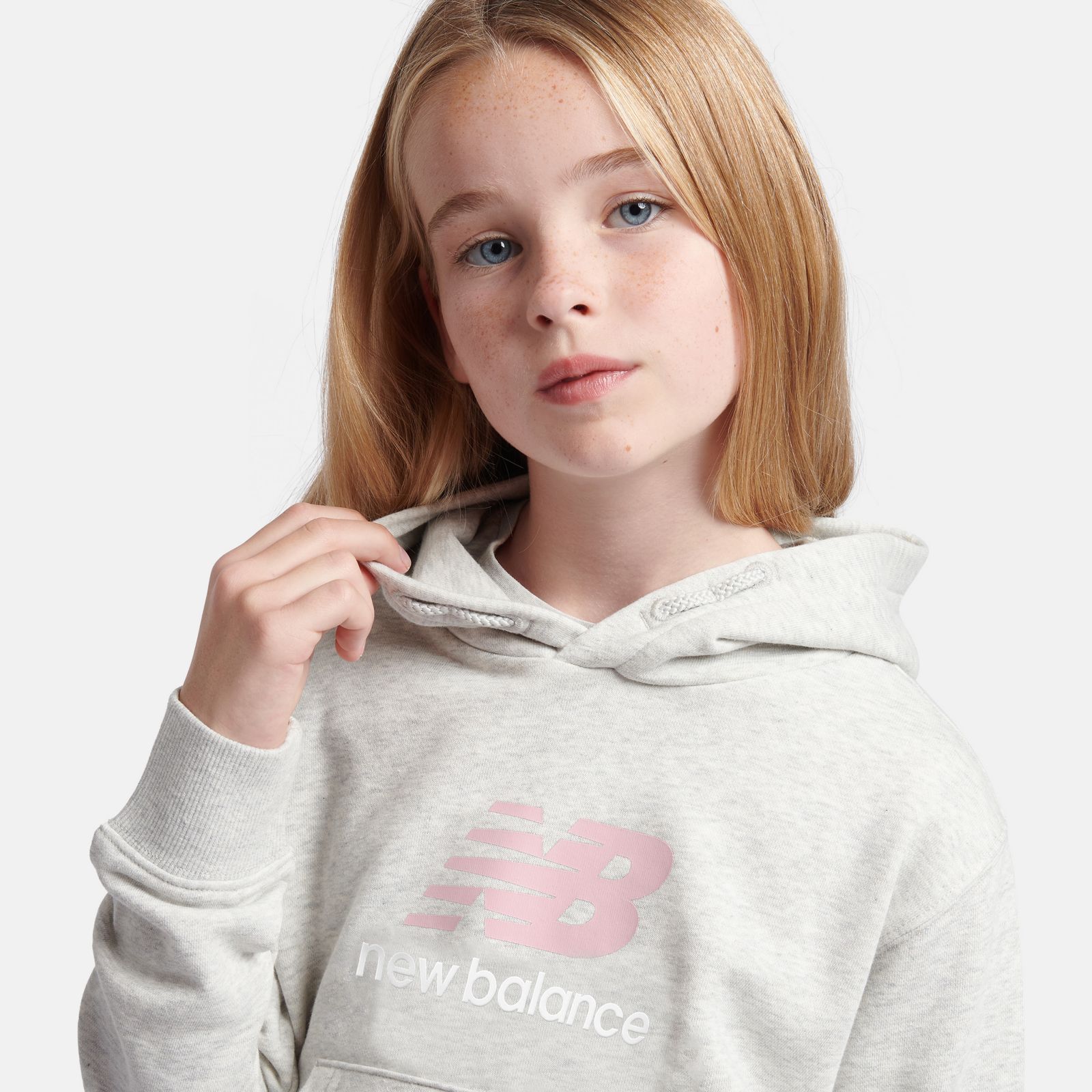 Детские худи New Balance FT Stacked Logo Hoodie — фото 2