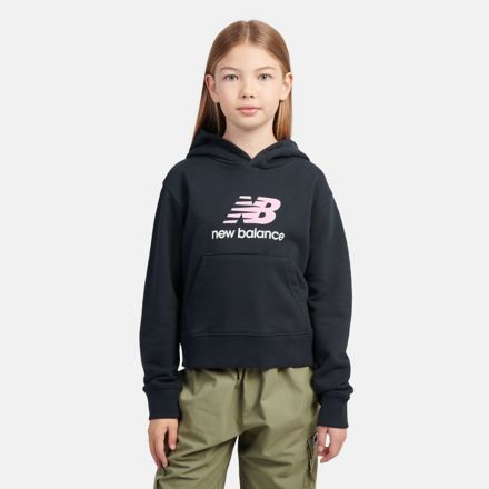 FT Stacked Logo Hoodie, BLACK, LAKG0207BK