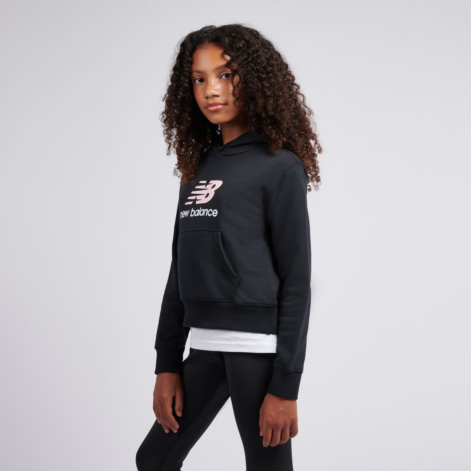 Детские худи New Balance FT Stacked Logo Hoodie — фото 4