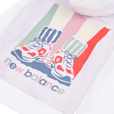 Colorblock Shoe Graphic Hoodie