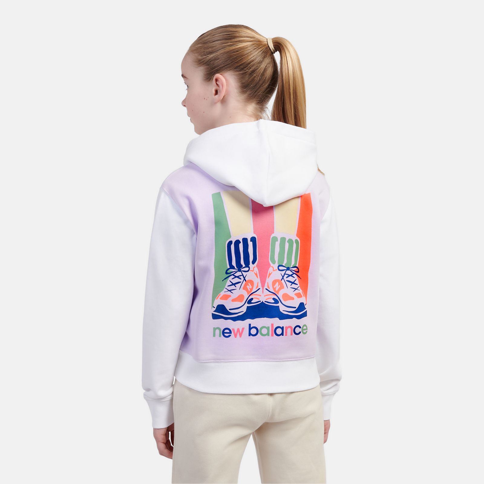 Обувь New Balance Colorblock Shoe Graphic Hoodie — фото 4