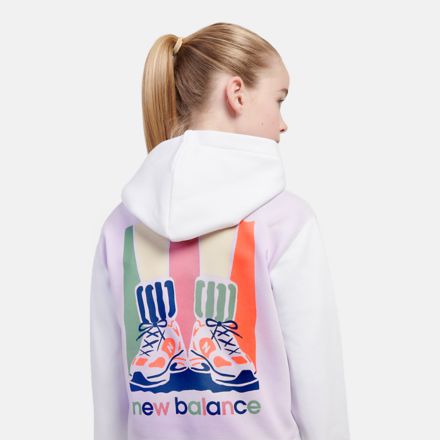 Colorblock Shoe Graphic Hoodie