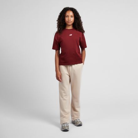 Small Logo Wide Leg Pant, BISQUE, LAKG0216BIS