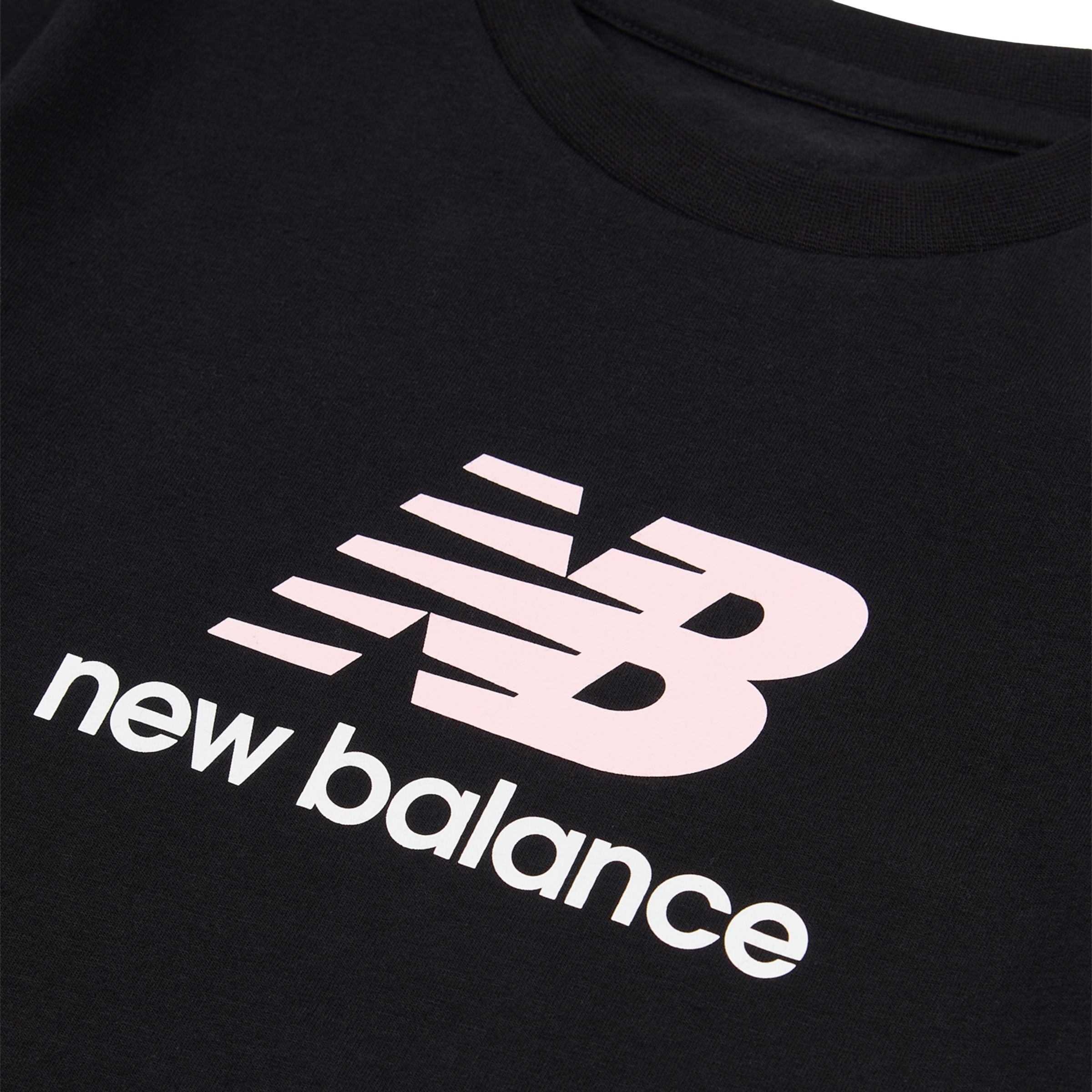 New Balance Stacked Logo T-Shirt, LAKG0246BK