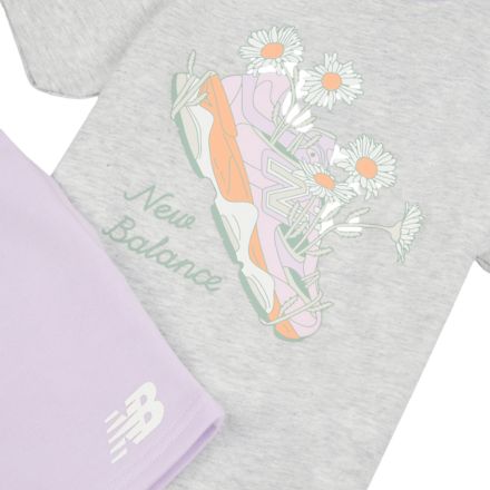 Flower Shoe T-Shirt & Short Set
