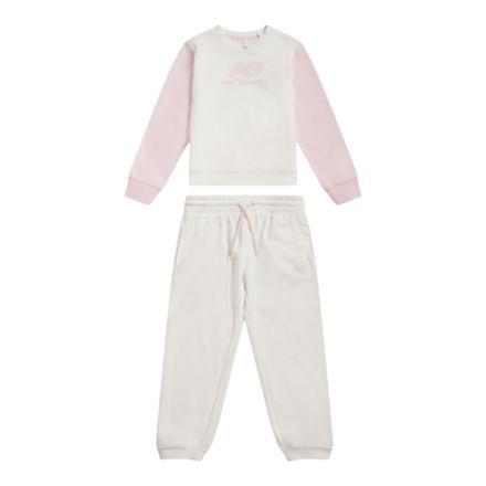 Colorblock Crew & Jog Set, SEA SALT, LAKG0254SST