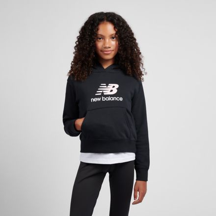 BB Stacked Logo Hoodie, BLACK, LAKG0270BK