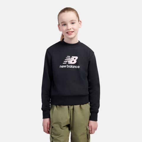 Детские худи New Balance BB Stacked Logo Crew