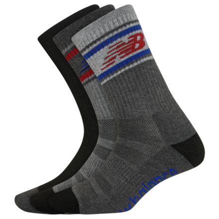 Performance Cushion Crew Socks 3 Pack - New Balance