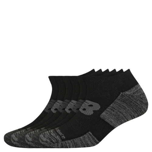 New Balance Unisex Performance Cushion Low-Cut Socks 6 Pack - (Size M L XL)