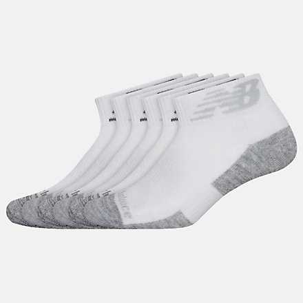 New Balance Chaussettes 1/4 Performance Cushion (pack de 6), LAS01736WT image number null