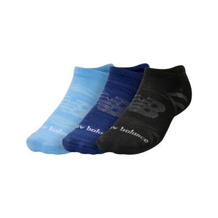 Flat Knit No Show Socks 3 Pack