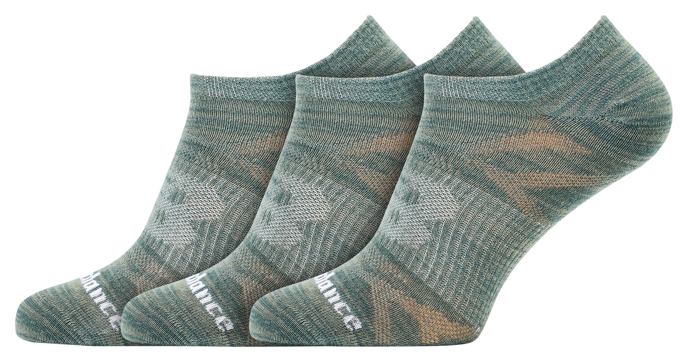 Flat Knit No Show Socks 3 Pack