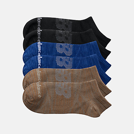 New Balance Soquettes en tricot plat (pack de 6), LAS03226AS4 image number null