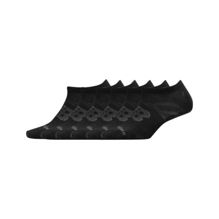 Flat Knit No Show Socks 6 Pack