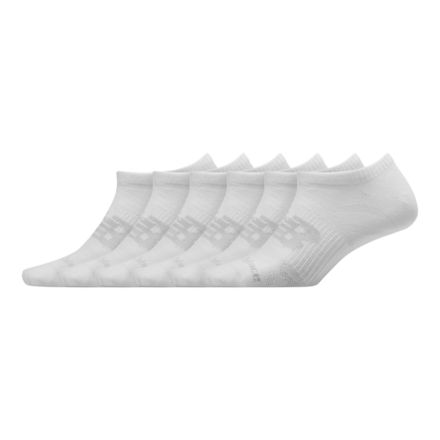 Flat Knit No Show Socks 6 Pack