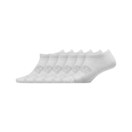 Flat Knit No Show Socks 6 Pack