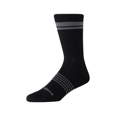 Pro Run Crew Socks 1 Pair, BLACK, LAS15103BK