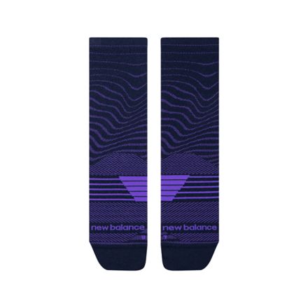 Pro Run Crew Socks 1 Pair, AFTERGLOW with WHITE, LAS15103EER