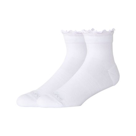 Active Ruffle Quarter, BLANCO, LAS15114WT