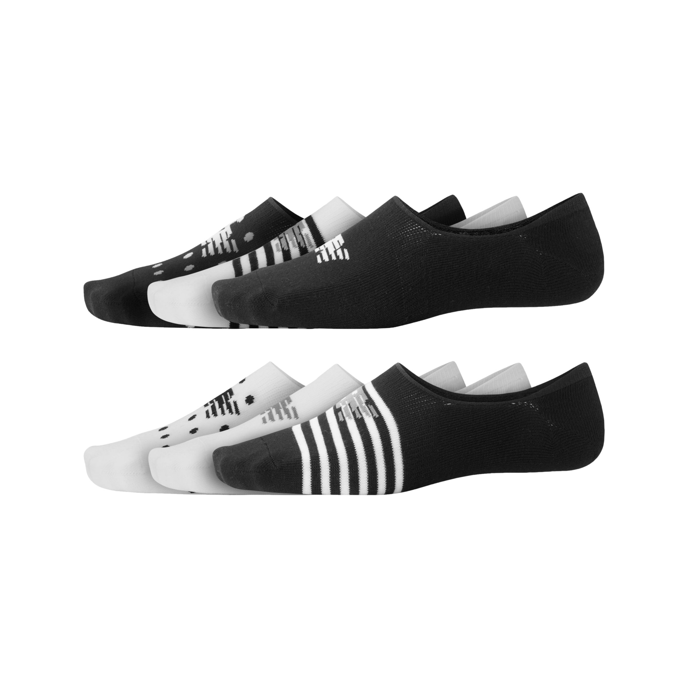 

New Balance Unisex Ultra Low No Show Socks 6 Pack Black - Black