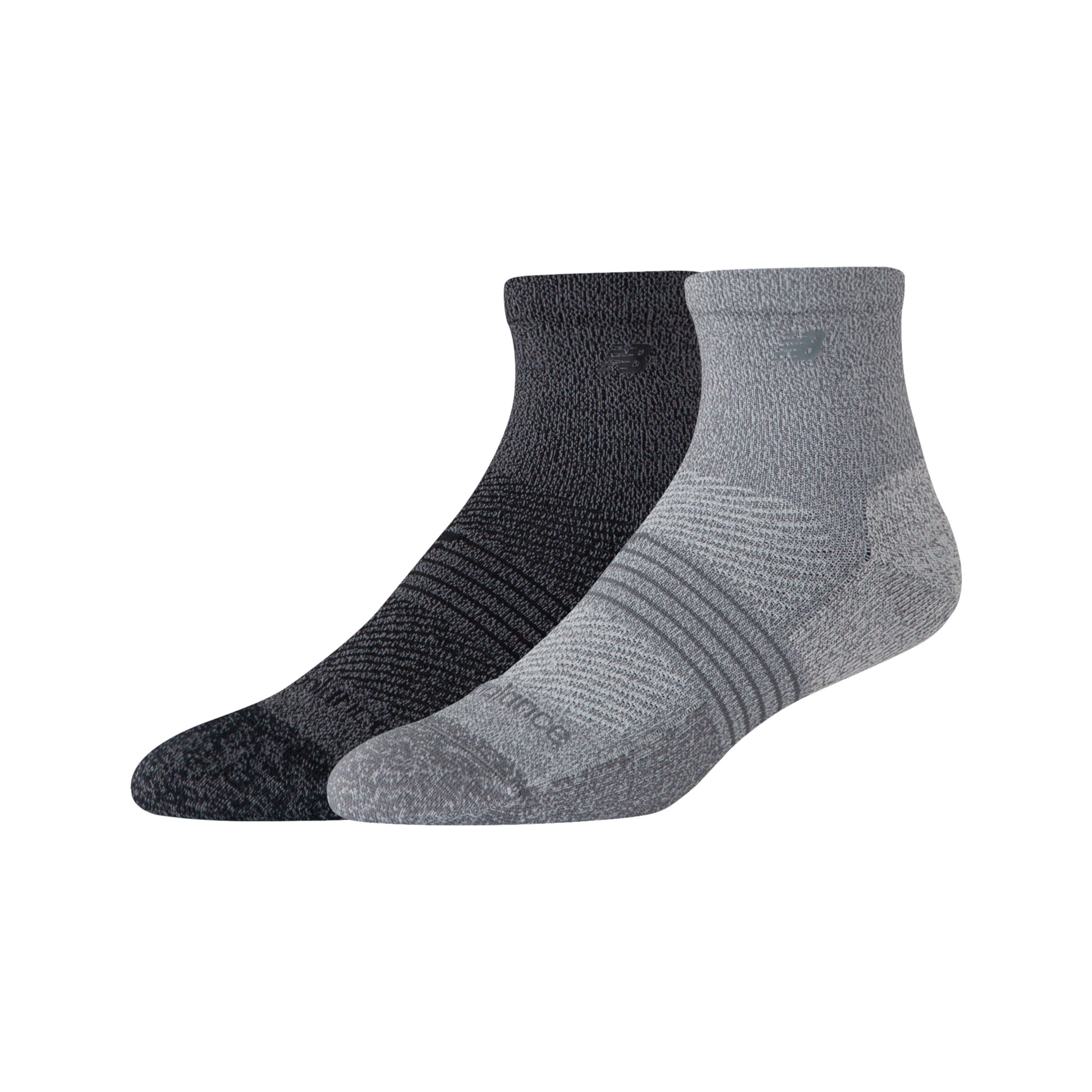 NEW BALANCE UNISEX PRO TRAINING LT QUARTER SOCKS 2 PACK 