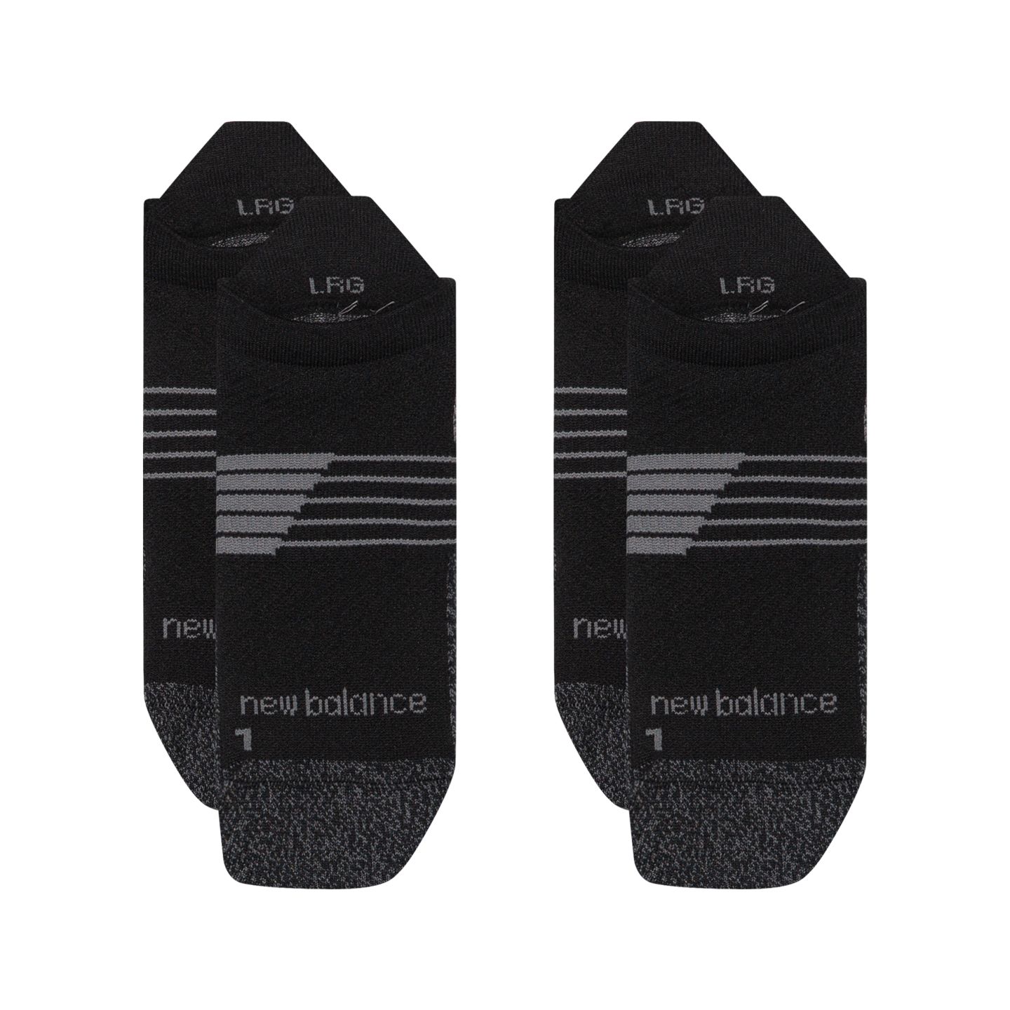 Носки Pro Training Tab для мужчин, 2 шт. — New Balance, цвет: Чёрный — фото 2