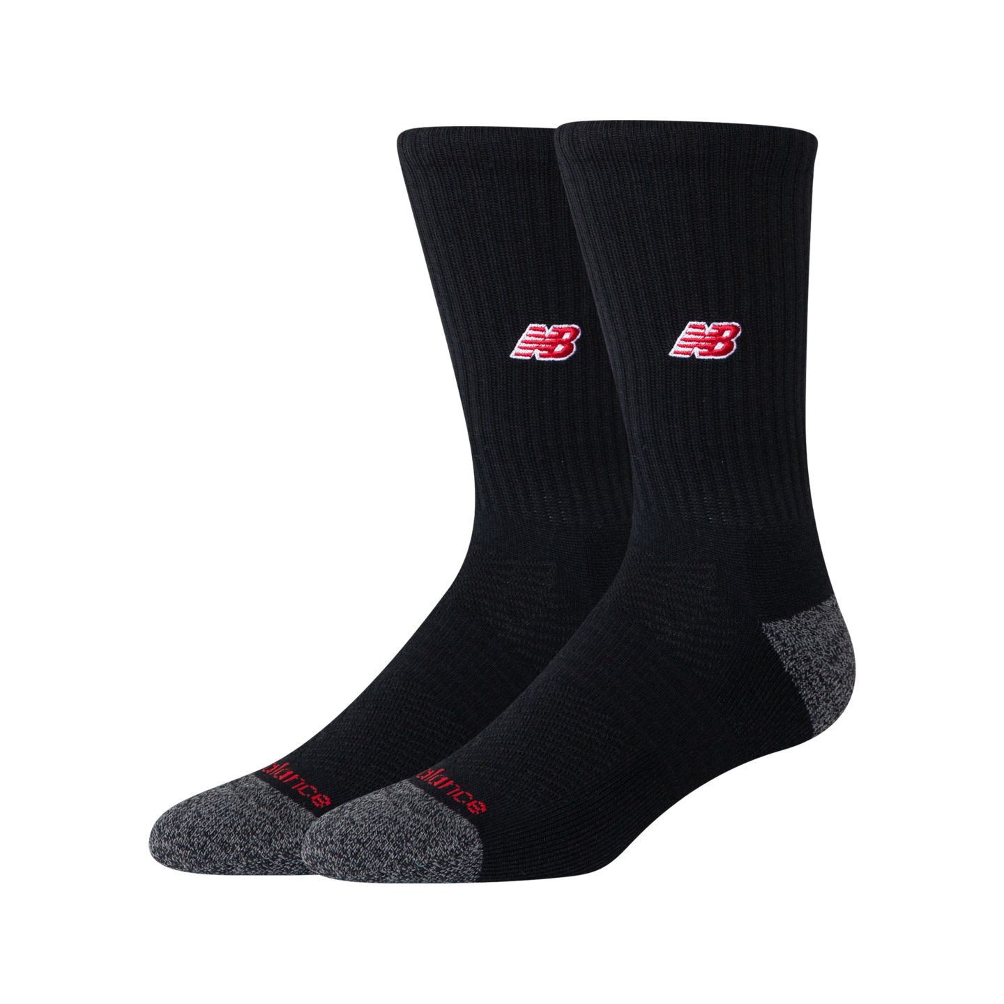 Носки Active NB Premium для мужчин, средней высоты, 2 шт. — New Balance, цвет: Чёрный — фото 1