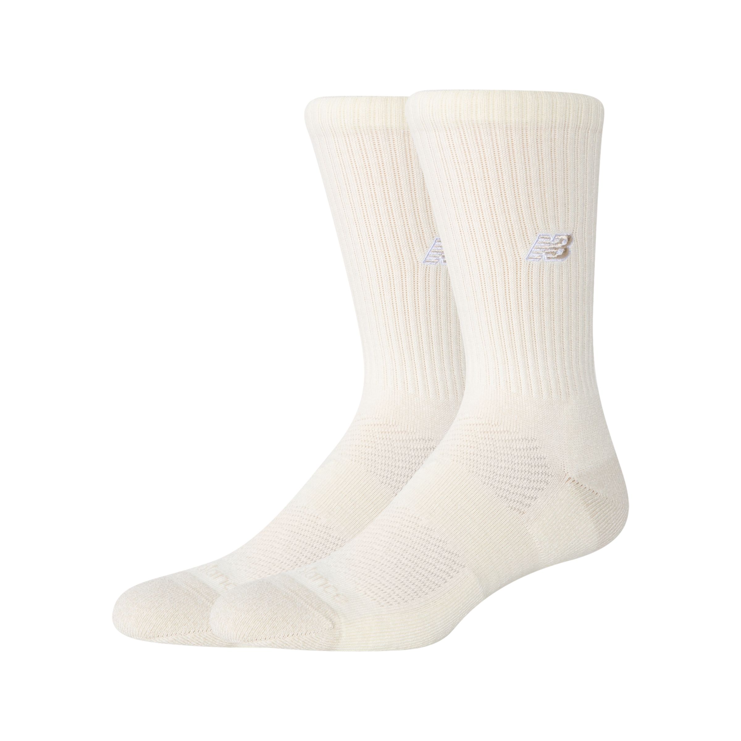 New Balance Unisex Active Nb Premium Crew Socks 2 Pack In Neutral