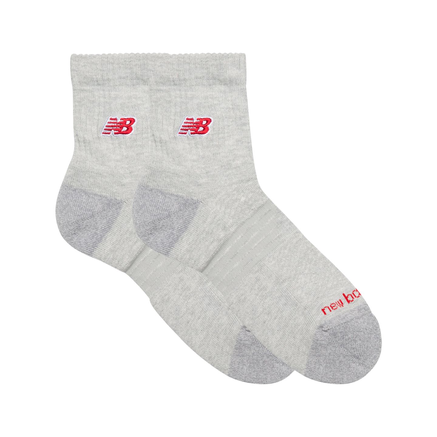 Носки Active NB Premium для мужчин, укороченные, 2 шт. — New Balance, цвет: Серый — фото 3
