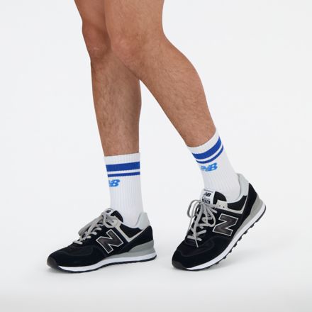 Black New Balance Essentials Crew Sock 3 Pack Socks