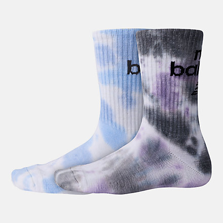New Balance Chaussetter NB Essential Tie Dye Midcalf 2 Pack, LAS32262AS1 image number null