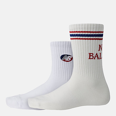 New Balance Ankle & Midcalf Pack Socks 2 Pack, LAS32462AS1 image number null