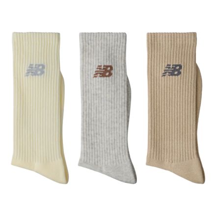 Everyday Crew 3 Pairs, ASST2 COLORS, LAS33863AS2