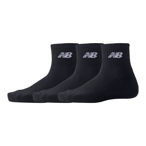 New Balance Unisex Everyday Ankle 3 Pack In Black