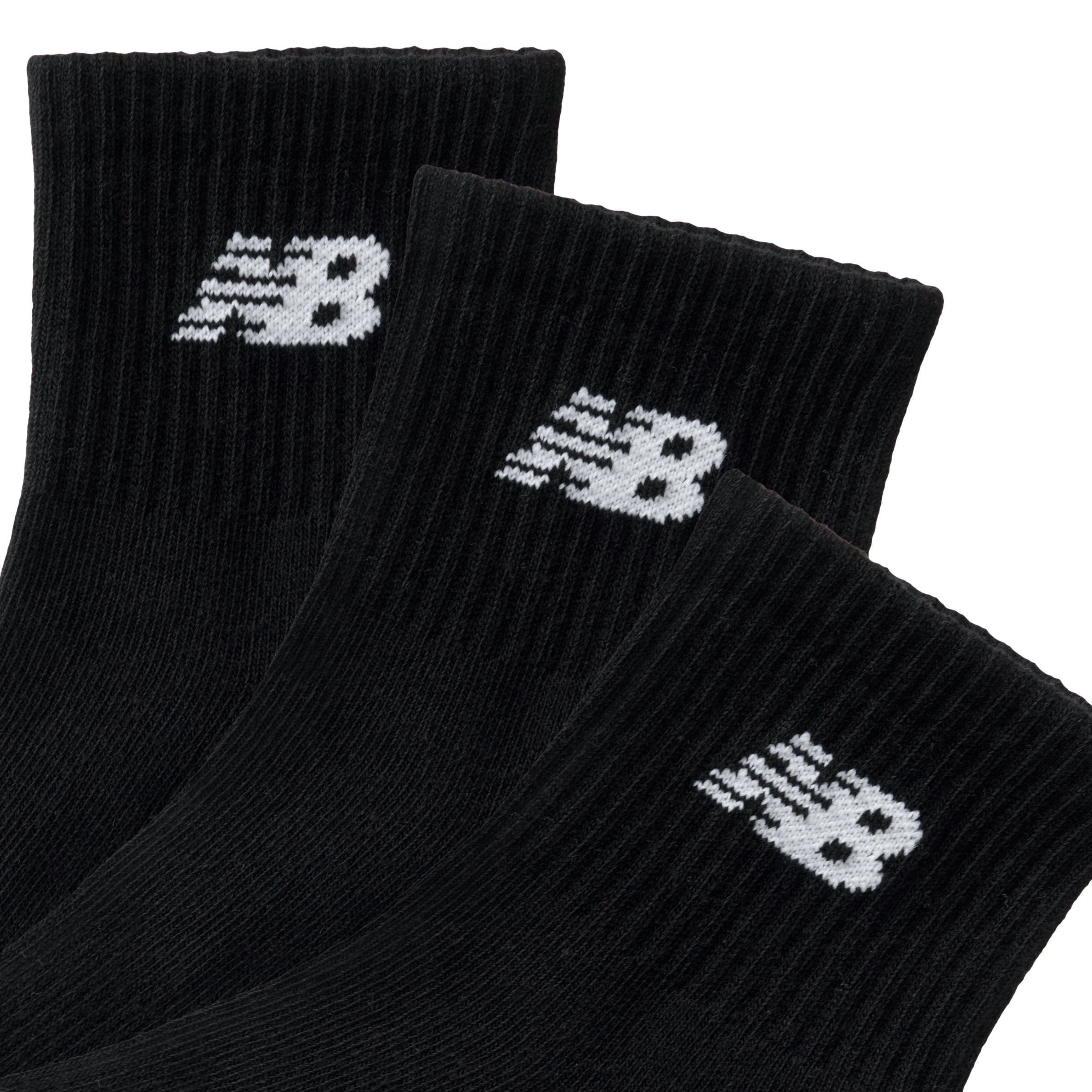 New Balance Everyday Ankle 3 Pack, LAS33933BK